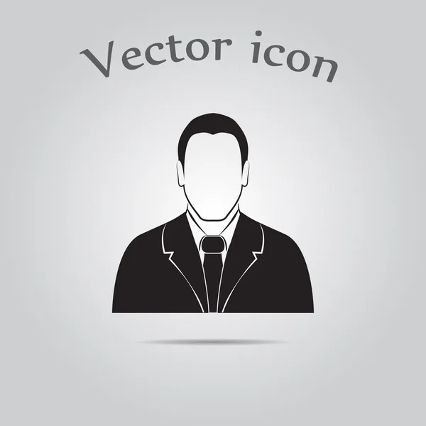 Homme d'affaires icône vectorielle . — Image vectorielle