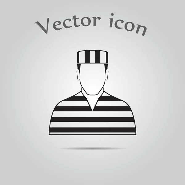 Prisoner Vector icon — Stock Vector