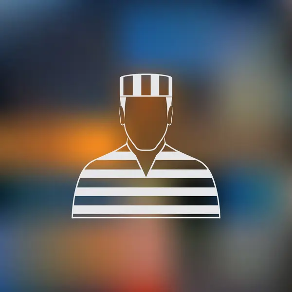 Prisoner Vector icono — Archivo Imágenes Vectoriales