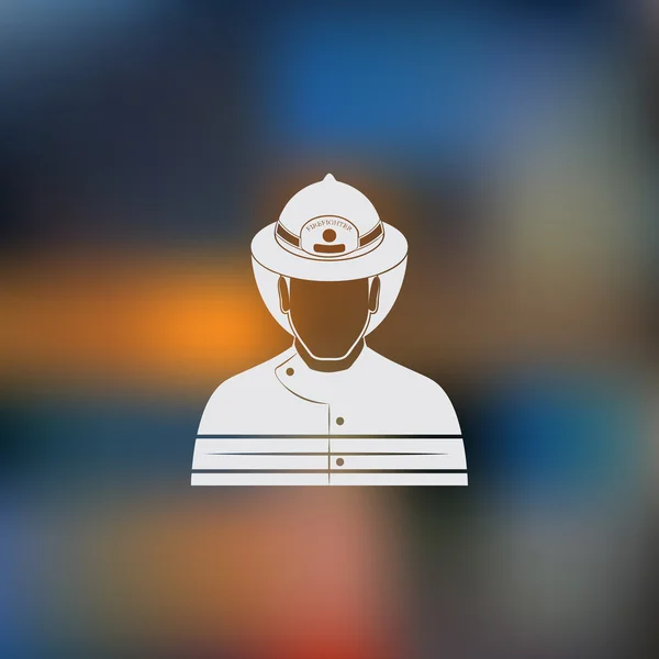 Fireman vector icon