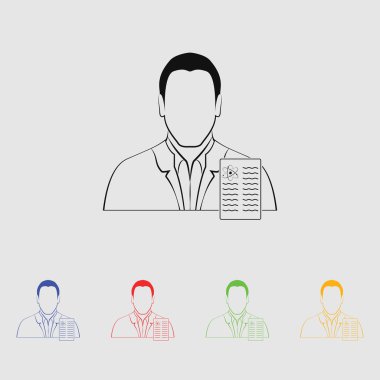 Modern vektör simge meslek