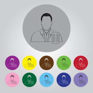 Modern vektör simge meslek