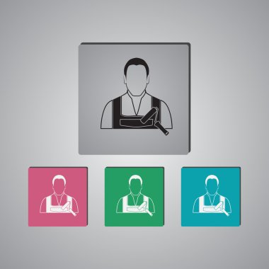 Saray ressamı simgesi