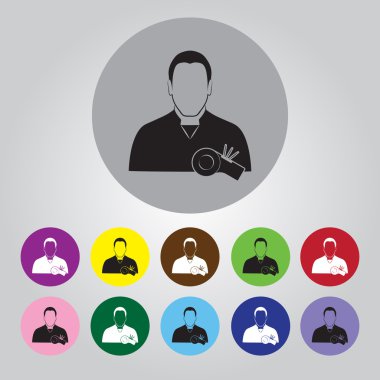 Modern vektör simge meslek