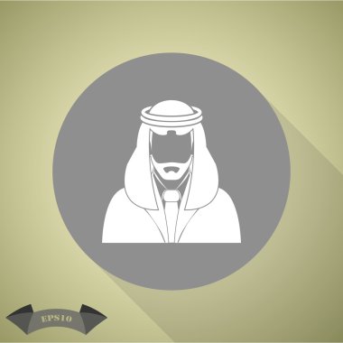 Arap adam avatar simge 