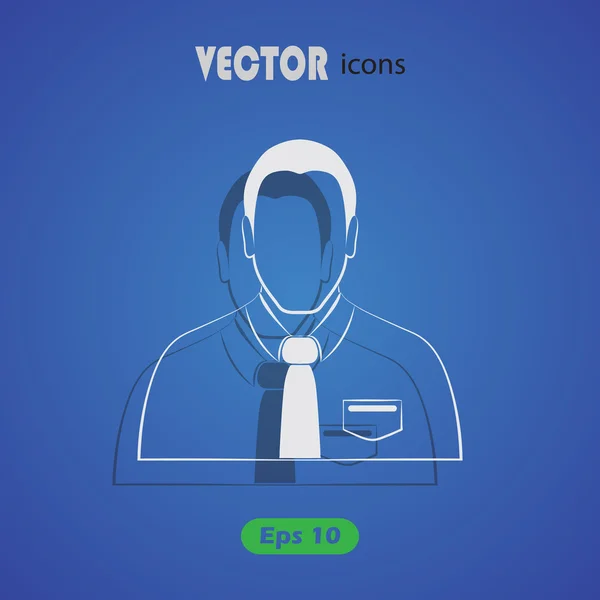 Manager Vector Icon — Stockvector