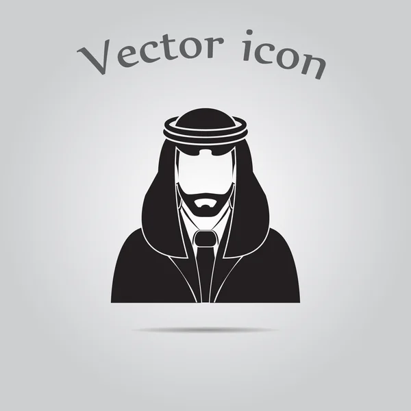 Арабский аватар — стоковый вектор