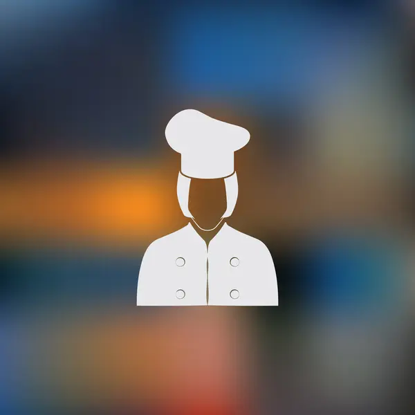 Chef Vector icon icon — Stock Vector