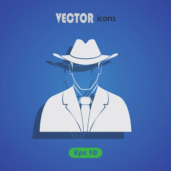 Icono vectorial mafia — Vector de stock