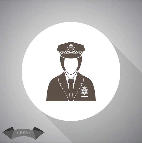 England Policeman Vector icon — Stock Vector