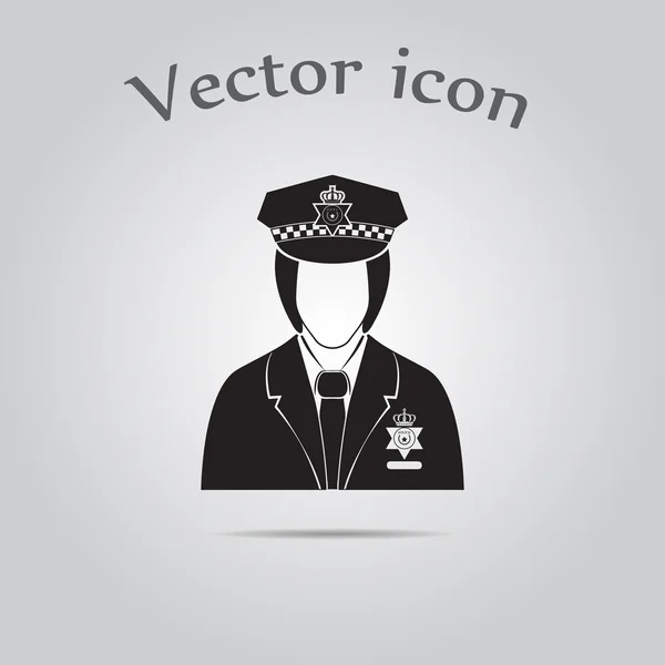 England Policeman Vector icon — Stock Vector