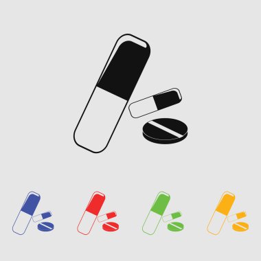 Modern tıp vektör simgesi