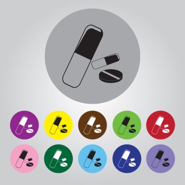 Modern tıp vektör simgesi