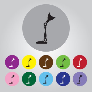 Protez bacak simgesi