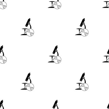 Mikroskop vektör simgesi, Dna