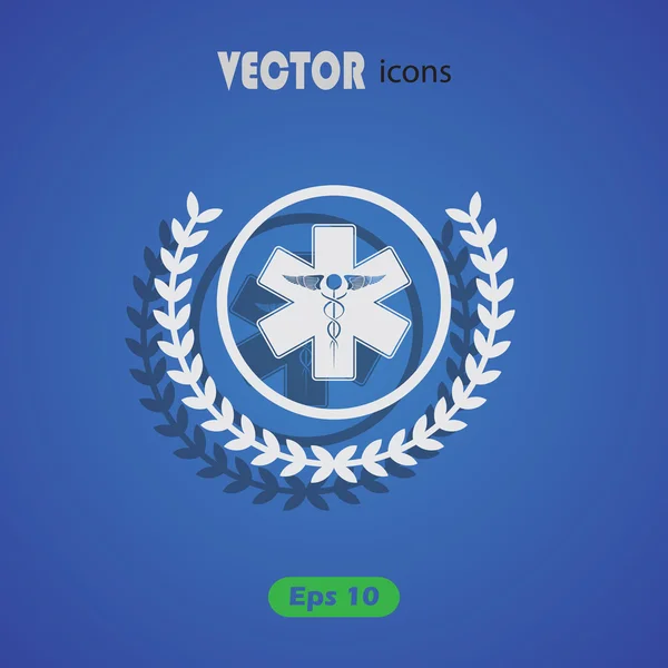 Medical (ambulance) icon — Stock Vector