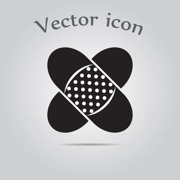 Patch medicine icon — Stock Vector