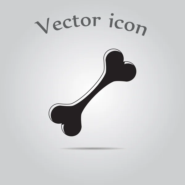 Ícono del vector óseo, — Vector de stock