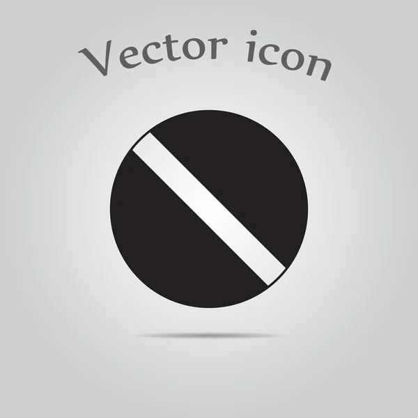 Tabletták vektor ikon, — Stock Vector