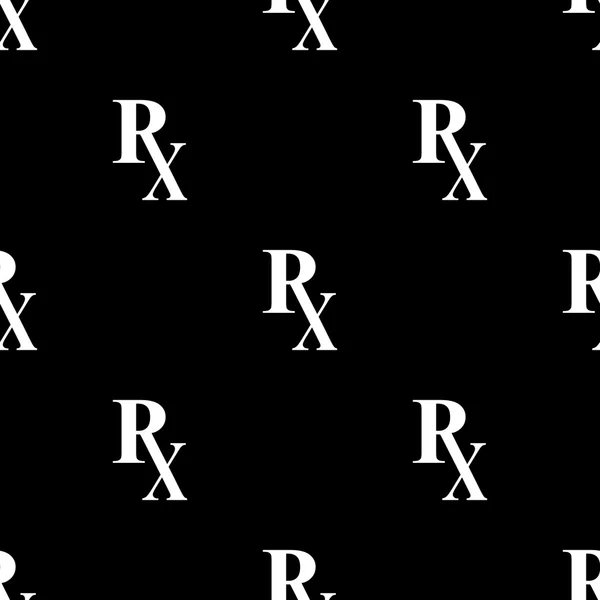 Rx farmacia medicina icona — Vettoriale Stock