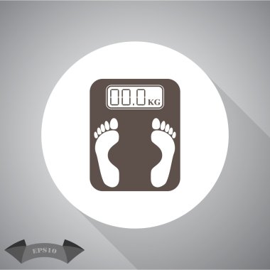 Elektronik tartı makine simgesi