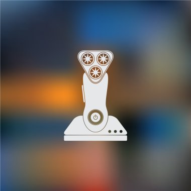 Elektrikli tıraş makinesi simgesini