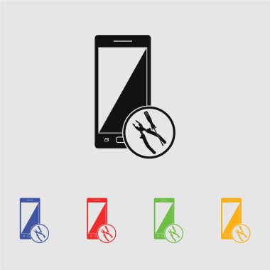 onarım telefon simgesi.