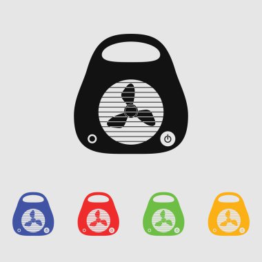 ısıtıcı düz simgesi