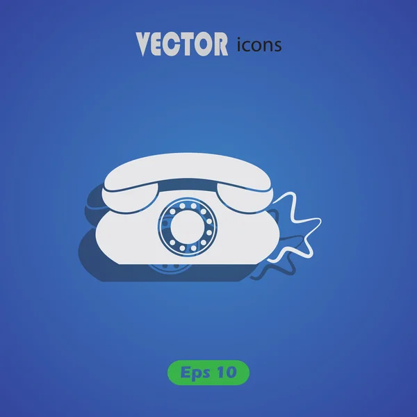 Icono vectorial de un teléfono — Archivo Imágenes Vectoriales