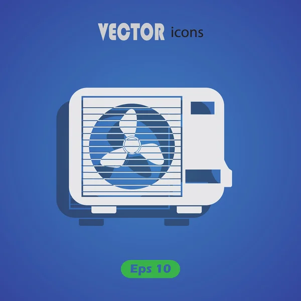 Air conditioner vector icon — Stock Vector