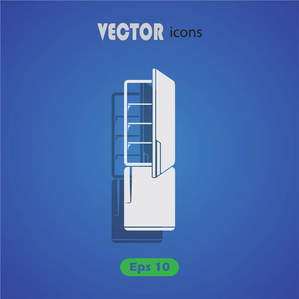 Значок вектора холодильника — стоковый вектор