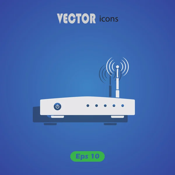 Routeur icône vectorielle — Image vectorielle