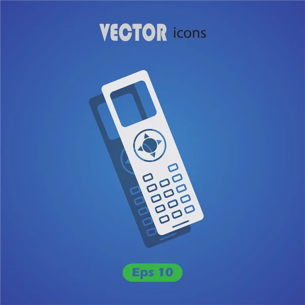 Teléfono icono vector simple — Archivo Imágenes Vectoriales