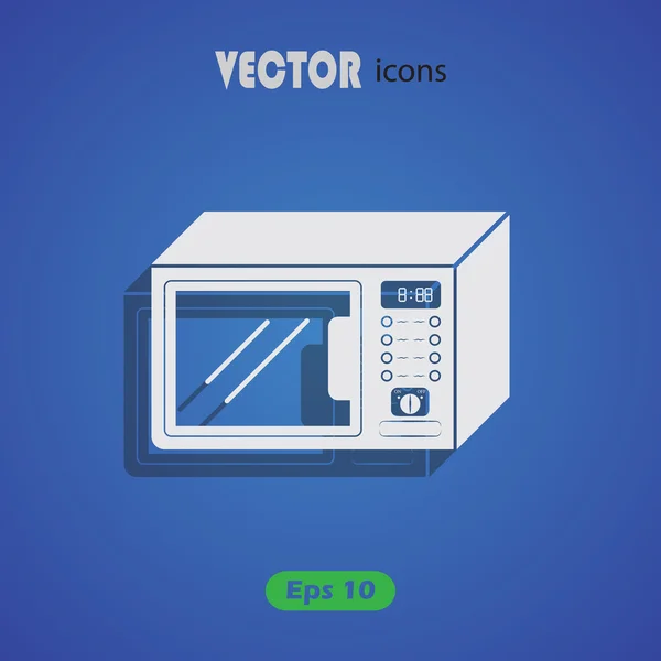 Micmicrowave Icon Vector — стоковый вектор