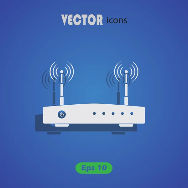 Router-Vektorsymbol — Stockvektor