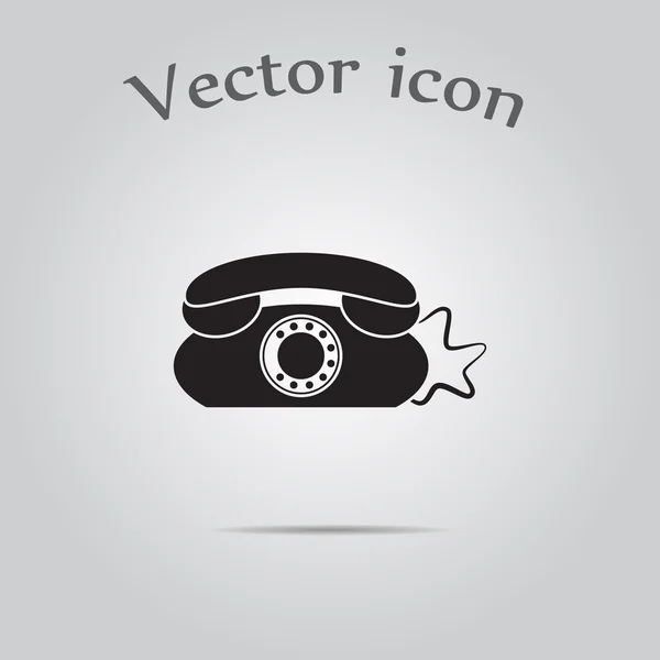 Vector icon of a phone — Stock Vector