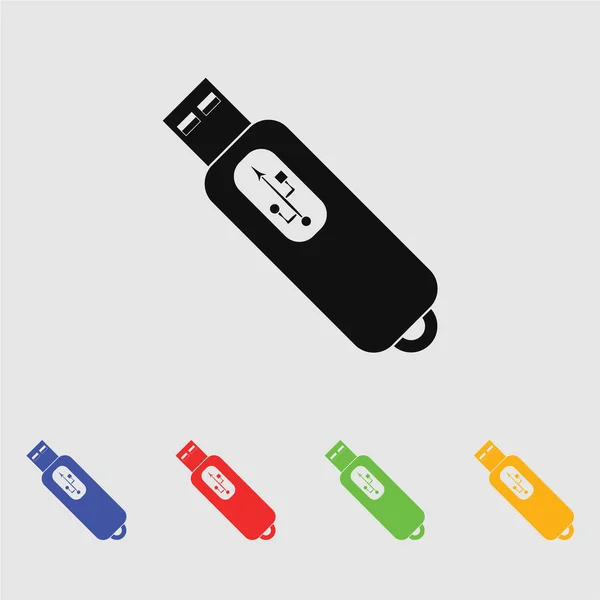 Flash drive pictogram — Stockvector