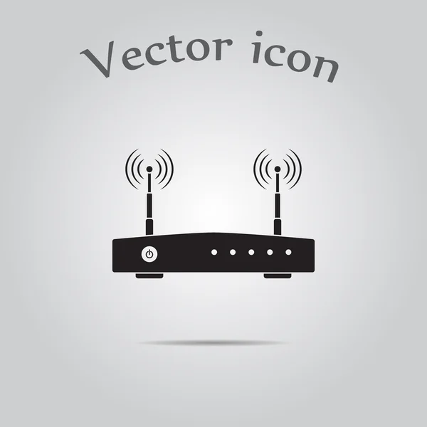 Значок вектора маршрутизатора — стоковый вектор