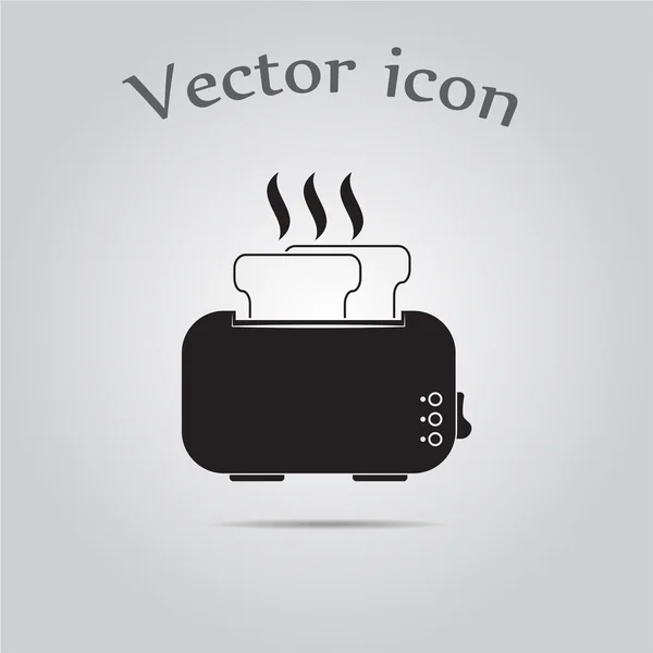 Grille-pain icône vecteur . — Image vectorielle
