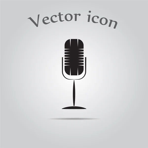 Значок вектора микрофона — стоковый вектор