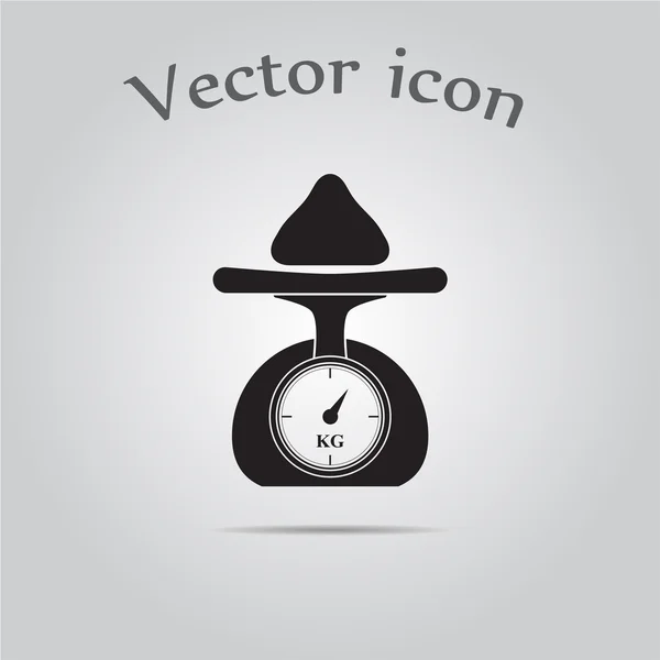 Waagen-Vektor-Symbol — Stockvektor