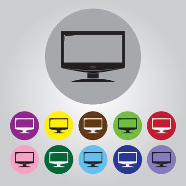 televizyon vektör simgesi