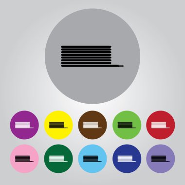 bobin kablo vektör simgesi