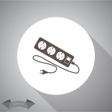 uzatma kablosu vektör simgesi