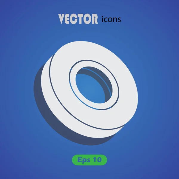 Isolation Scotch Tape Vektor Symbol — Stockvektor