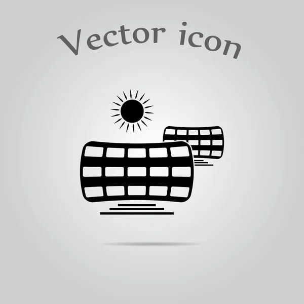 Napelemek ikon — Stock Vector