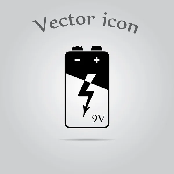 Bateria ícone vetor simples — Vetor de Stock