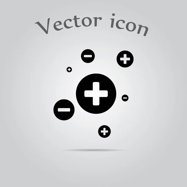 Elektron einfaches Vektorsymbol — Stockvektor