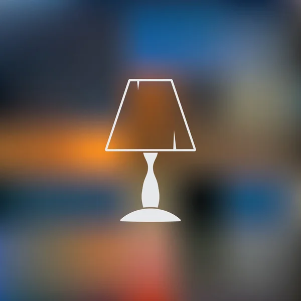 Tafellamp Icon Vector. — Stockvector