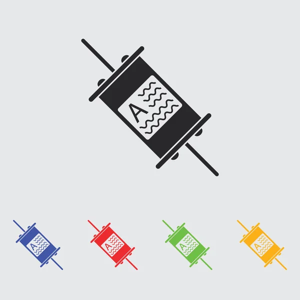 Elektrisches Sicherungsvektorsymbol — Stockvektor